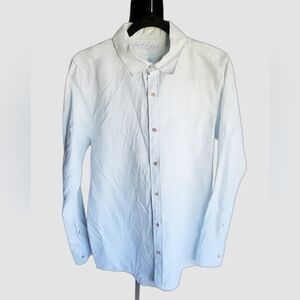 Steam beachwear+ 100% Linen Long sleeve Button Up Size Small Lagenlook